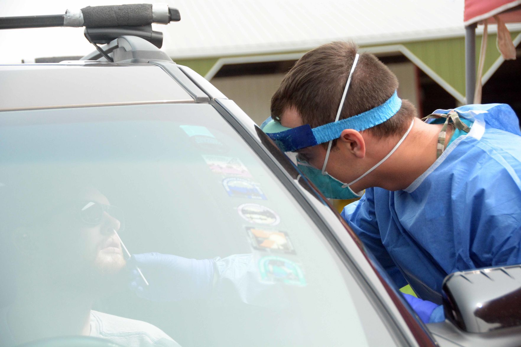 Wisconsin National Guard tests for COVID-19